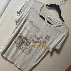 Women's Gray Graphic Tee